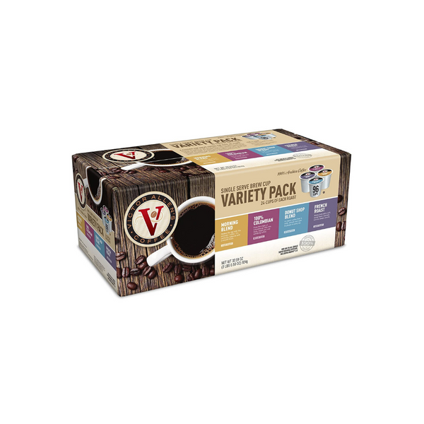 96 Victor Allen Donut Shop, paquete variado de mezcla matutina K-Cups