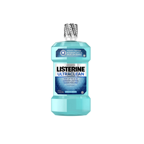 6 Bottles Of Listerine Ultraclean Cool Mint Mouthwash