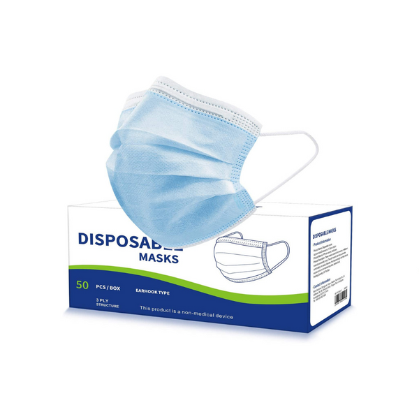 50 Disposable Face Masks