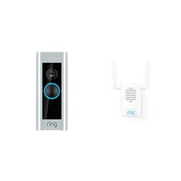 Certified Refurbished Ring Video Doorbell Pro With Ring Chime Pro