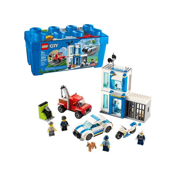 LEGO City Police Brick Box Toy Set (301 Pieces)