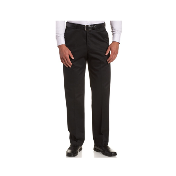 Haggar Men’s Hidden Expandable Waist No Iron Plain Front Pants