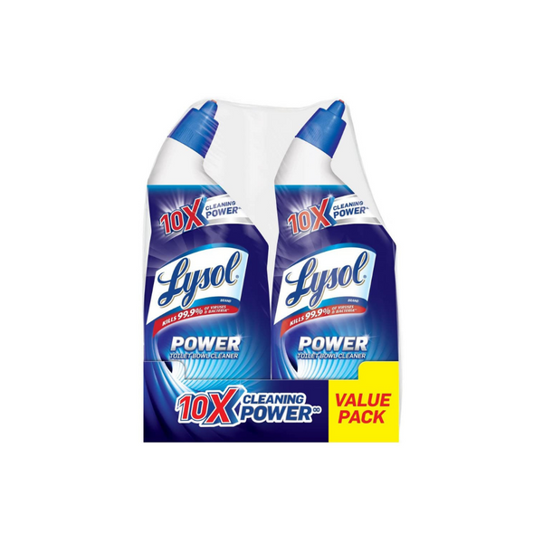 2 Lysol Power Toilet Bowl Cleaner