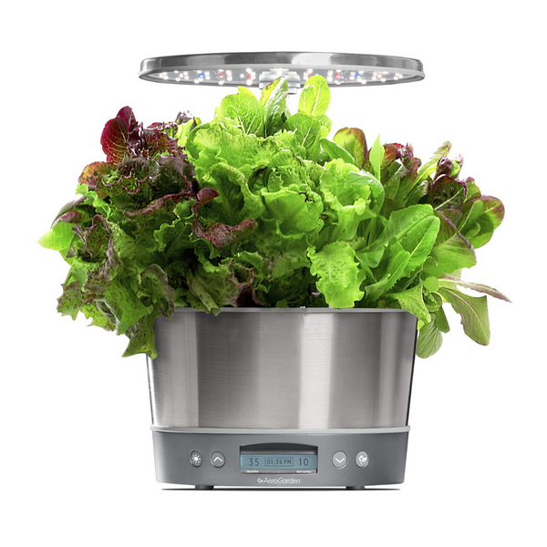 AeroGarden Harvest Elite 360, Stainless Steel