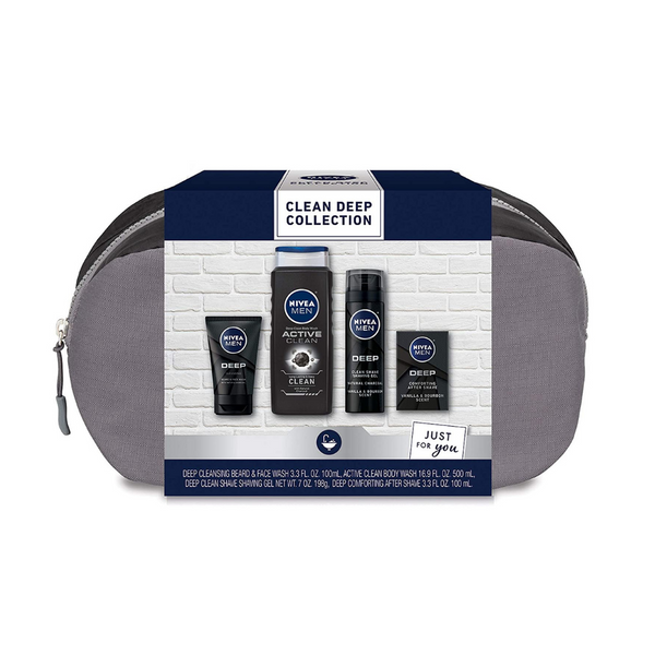 Nivea Deep Skin Care Collection 4 Piece Gift Set