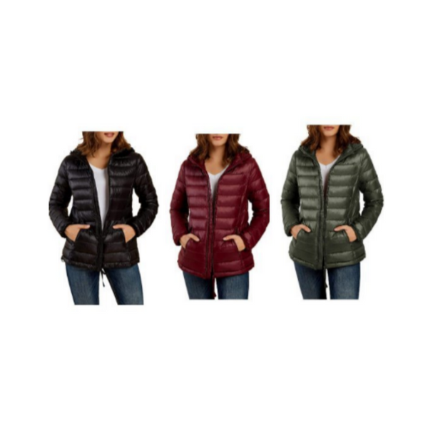 Womens Puffer Coats with Pockets (6 Colors)