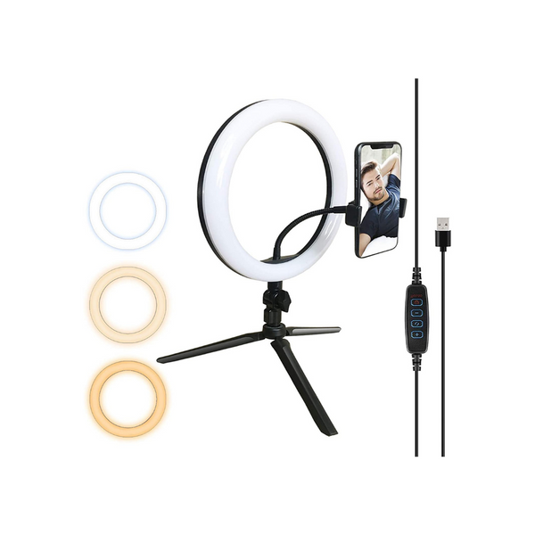 10" LED Ring Light with Tripod Stand