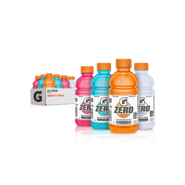 24 botellas de Gatorade Zero Sugar Thirst Quencher