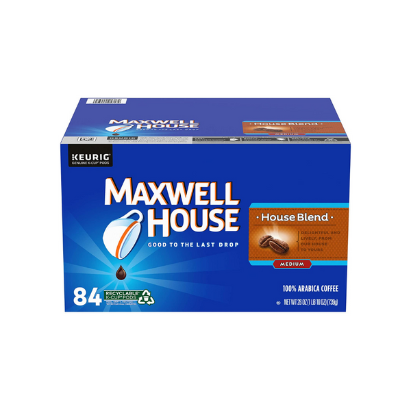 84 K-Cups de tostado medio Maxwell House House Blend