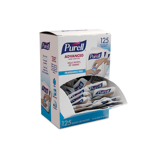 125 Purell Singles Advanced Hand Sanitizer Gels