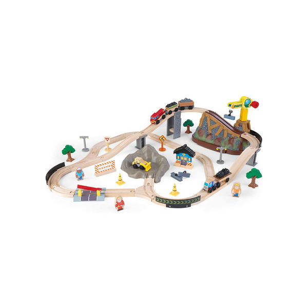 KidKraft Bucket 16 Piece Top Construction Train Set