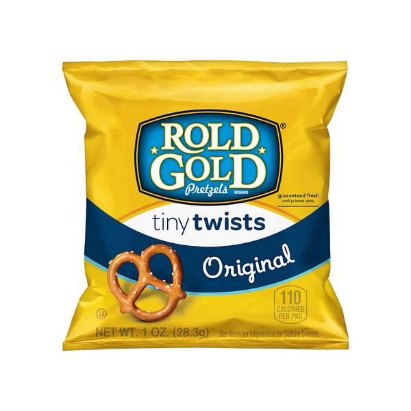 40 Bags Of Rold Gold Tiny Twists Pretzels (OU)