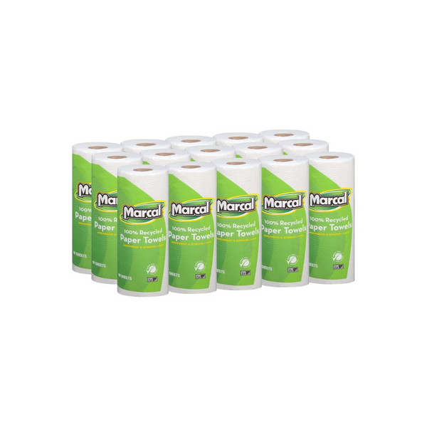 15 Rolls Of Marcal Individually Wrapped Paper Towels