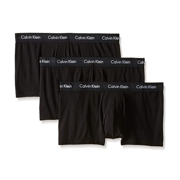 3 Calvin Klein Men's Cotton Stretch Multipack Low Rise Trunks