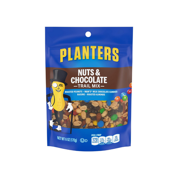 Planters Nuts & Chocolate M&M’s Trail Mix 6oz Bag (OU-D)