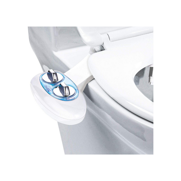 Non-Electric Bidet Toilet Attachment with Self-Cleaning Nozzles