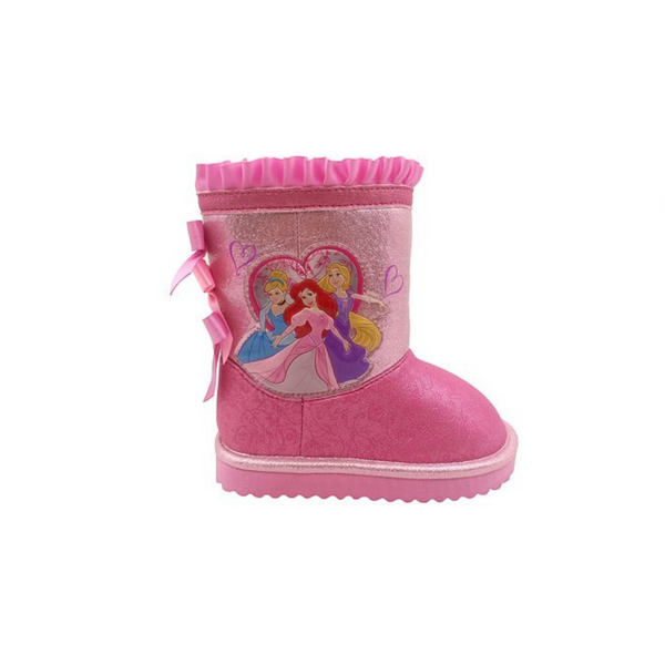 Disney Princess Toddler Girls' Faux Shearling Winter Boots