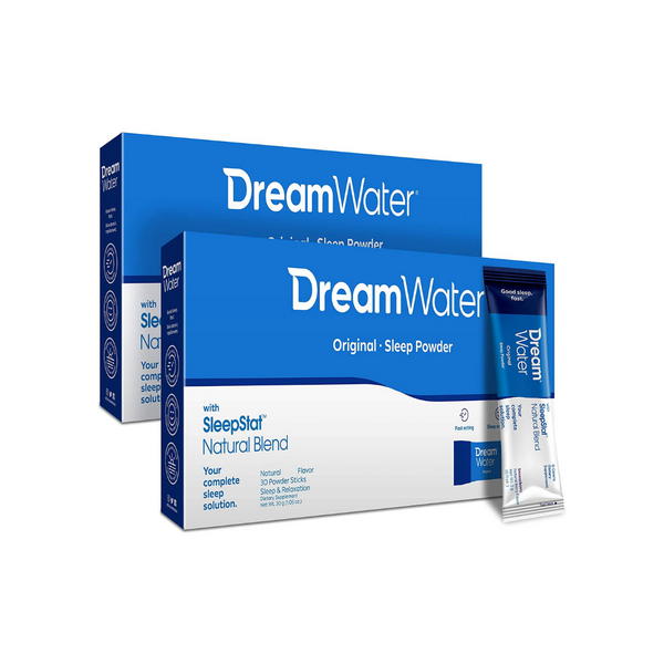 Dream Water Sleep Aid, polvo; GABA, MELATONINA, 5-HTP, Snoozeberry, 60 unidades