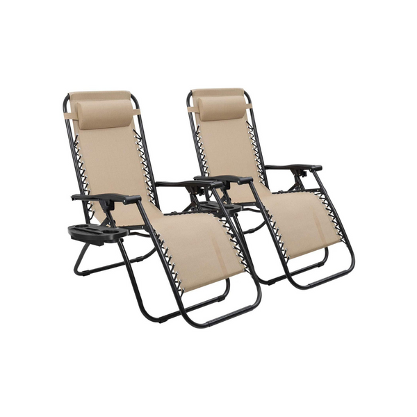 Pack Of 2 Zero Gravity Chairs (5 Colors)