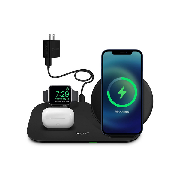 3 in 1 Qi Fast Charging Station Dock