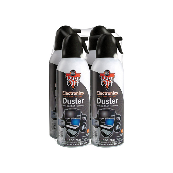 Pack Of 4 Dust-Off Compressed Gas Dusters