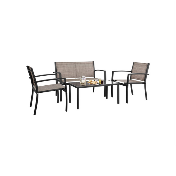 4 Pieces Outdoor Patio Furniture Set (3 Colors)