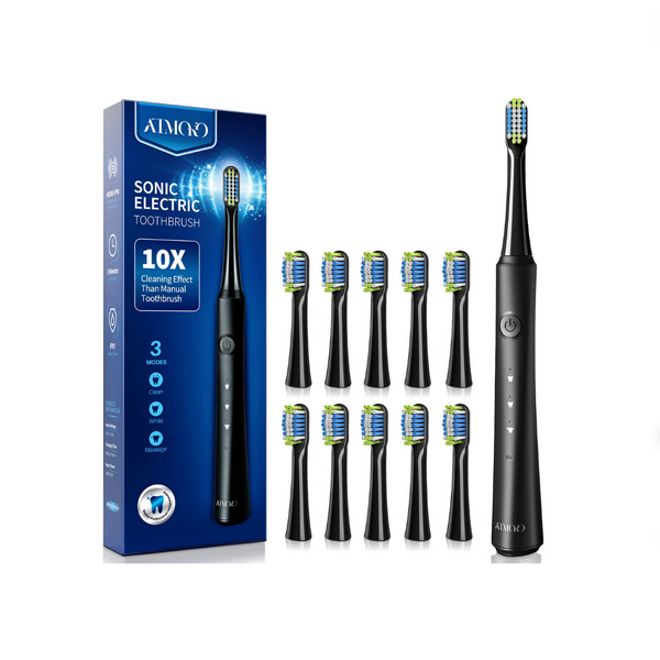 Electric Toothbrushes With 10 Duponts Brush Heads