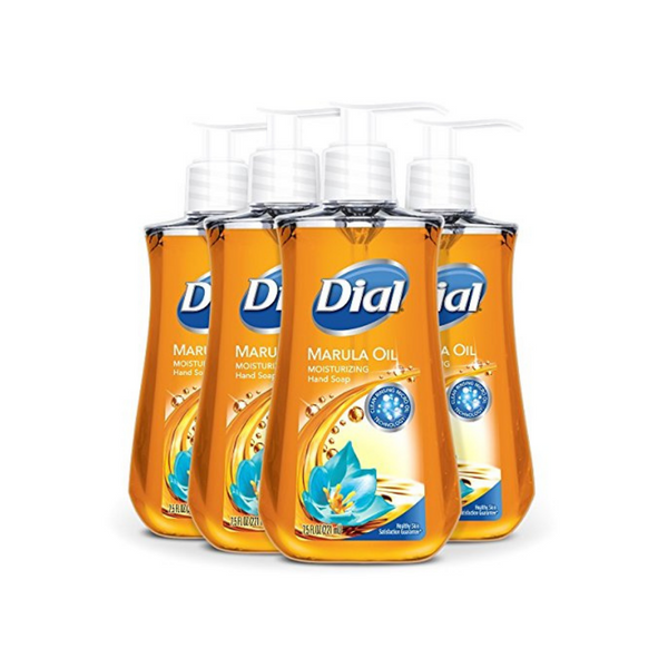 4 Bottles Of Dial Liquid Marula Oil Hand Soap