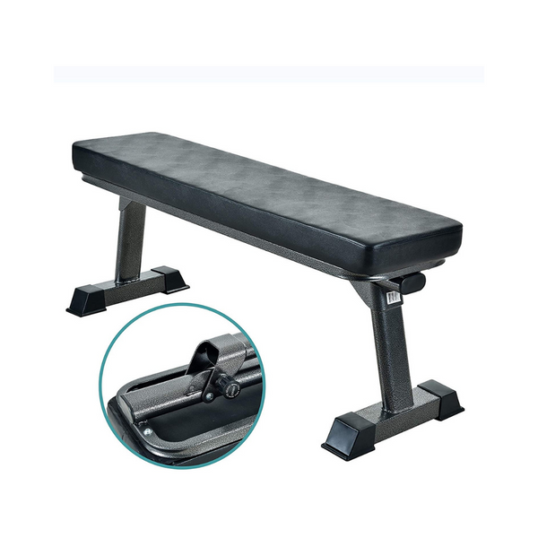 Banco plano plegable de calidad para gimnasio Finer Form