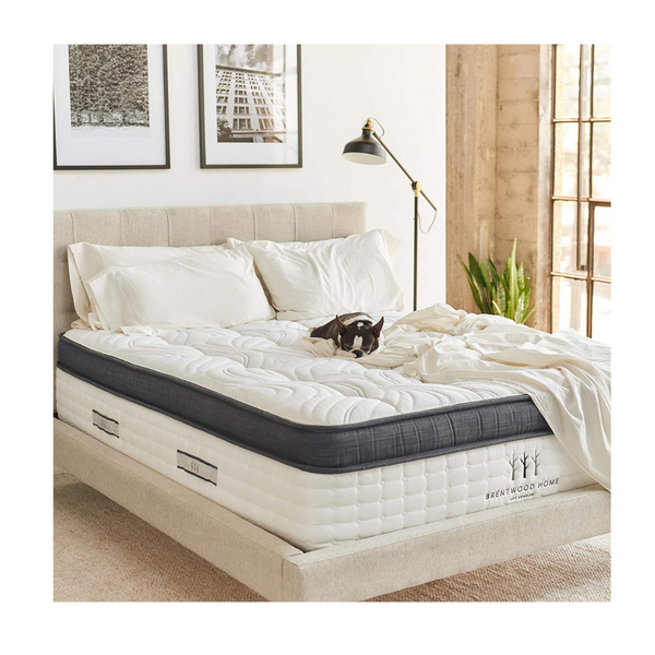 Brentwood Home Hybrid Innerspring, Cooling Gel Memory Foam Twin XL Mattress