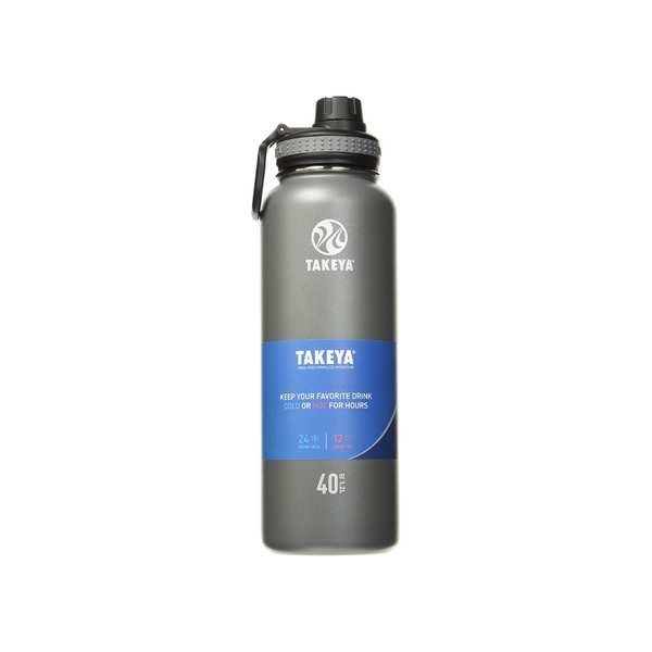 Takeya Originals 40oz Vacuum-Insulated Stainless-Steel Water Bottle