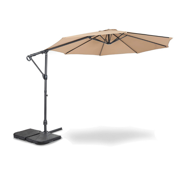 Home Zone Living 10ft Offset Cantilever Patio Umbrella (4 Colors)