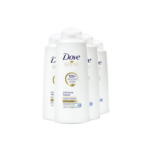 4 Bottles Of Dove Nutritive Solutions Strengthening Conditioner