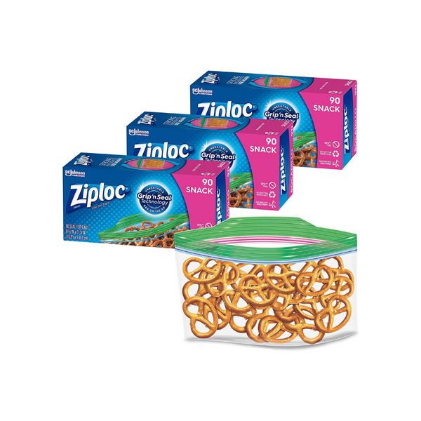 270 Ziploc Snack Bags