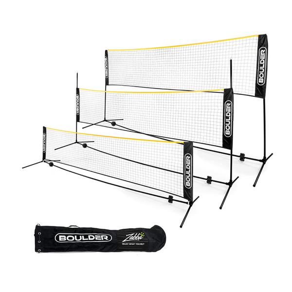 30% off Boulder portable badminton net sets