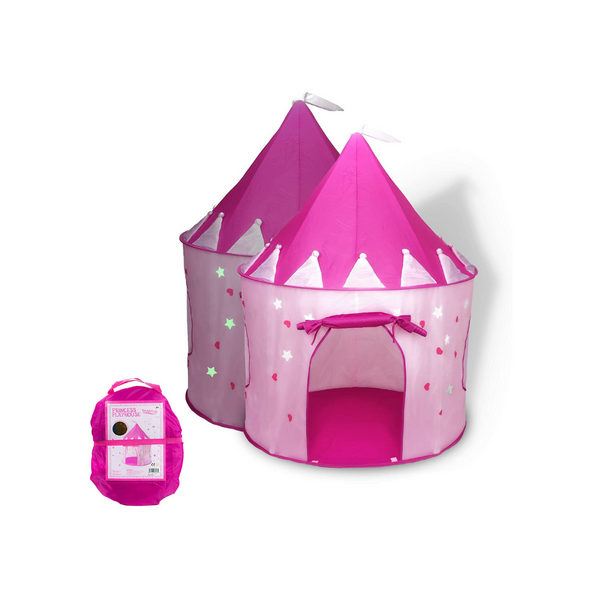 Tienda de juegos FoxPrint Princess Castle con estrellas que brillan en la oscuridad