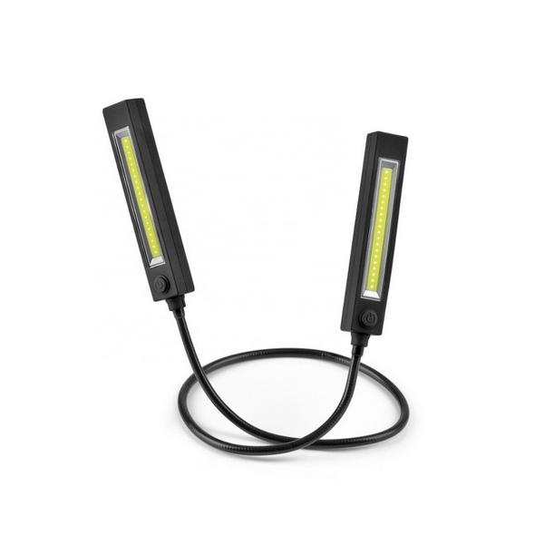 Luz de trabajo LED Brookstone COB doble flexible