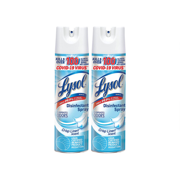 Pack Of 2 Lysol Disinfecting Spray