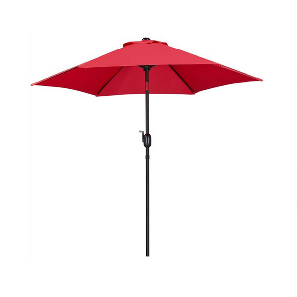 Patio Umbrella with Crank and Push Button to Tilt (2 Colors)