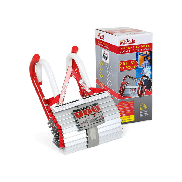 Kidde Two-Story Fire Escape Ladder with Anti-Slip Rungs