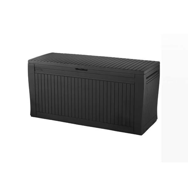 Caja para terraza exterior Keter Comfy de 71 galones