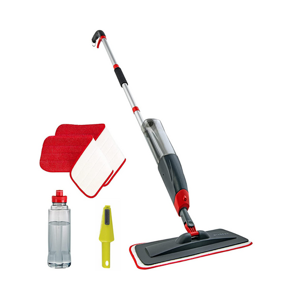 Spray Mop with Washable Pad and Refillable Sprayer