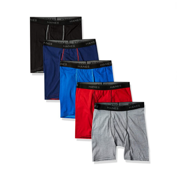 5 Hanes Ultimate Boys' Boxer Briefs