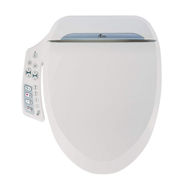 BioBidet BB-600 Ultimate Advanced Bidet Toilet Seat, Elongated White