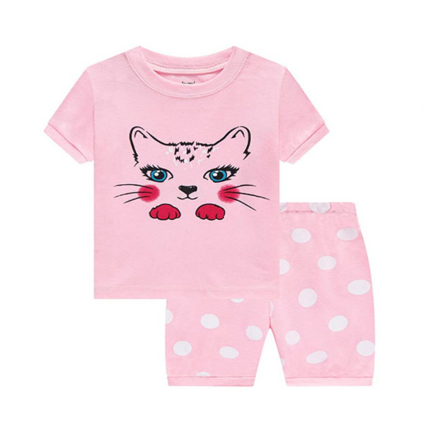 Boys And Girls Summer Cotton Pajamas Sets (10 Styles)