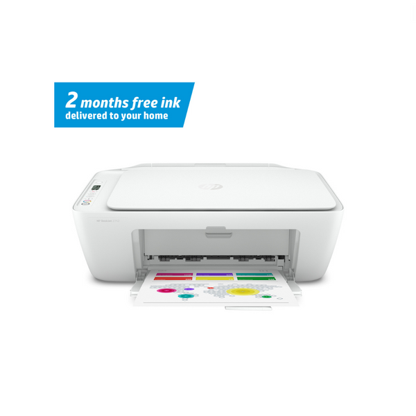 Impresora de inyección de tinta en color inalámbrica todo en uno HP DeskJet con 2 meses de tinta GRATIS