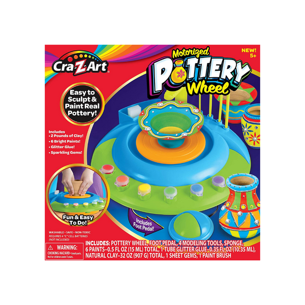 Cra-Z-Art Children’s Motorized Pottery Wheel Activity Set