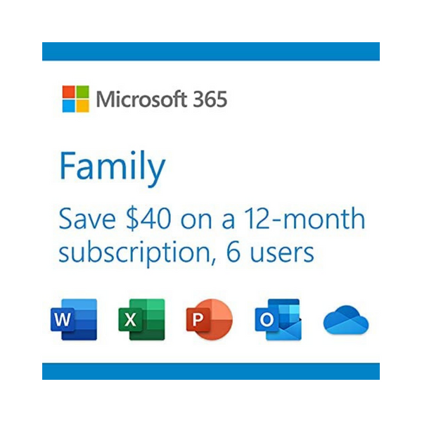 Familia Microsoft 365 | Suscripción de 12 meses, hasta 6 personas | Aplicaciones de oficina premium