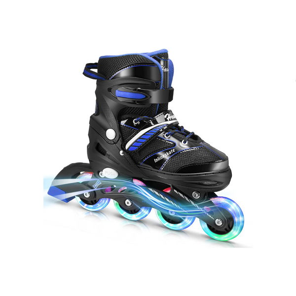 Patines en línea para niños y adultos con ruedas iluminadas (2 colores)