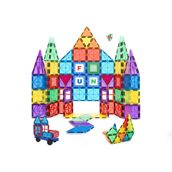 100 Piece Magnetic Building Tiles